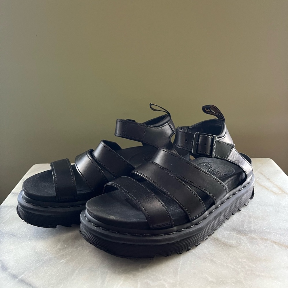 Dr. Marten Blair Brando Leather Strap Sandal size 7.5